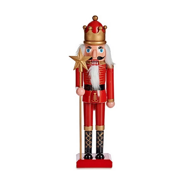 Deko-Figur Nussknacker Rot Kunststoff 13 x 60 x 14,5 cm