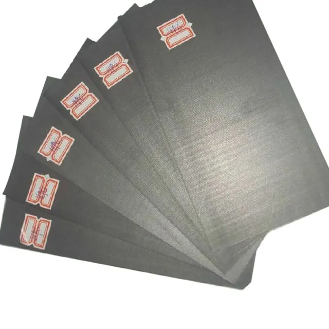 5pcs 99.99% Pure Graphite Electrode Rectangle Plate Sheet F Electrode 50*50*2mm