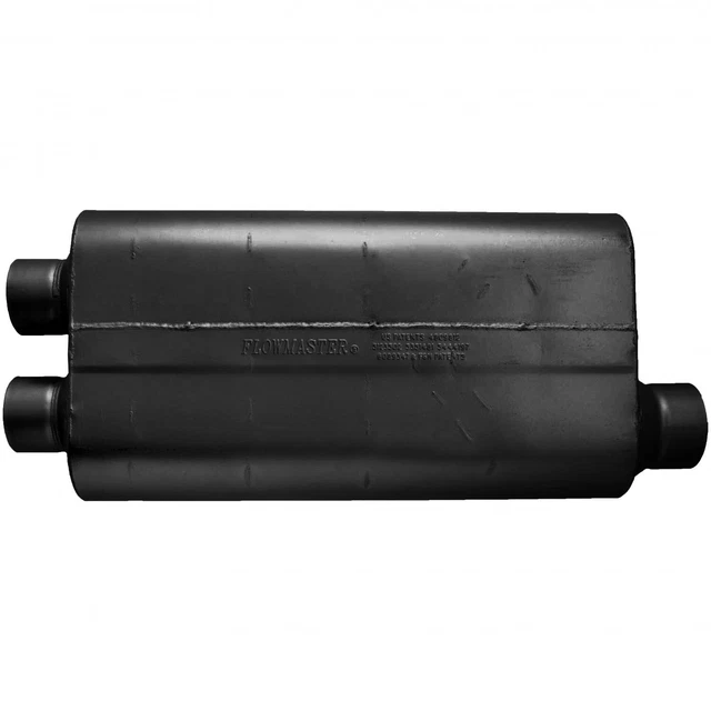 Flowmaster 50 Big Block Muffler - 3.00 Dual In / 3.50 Offset Out - Mild Sound