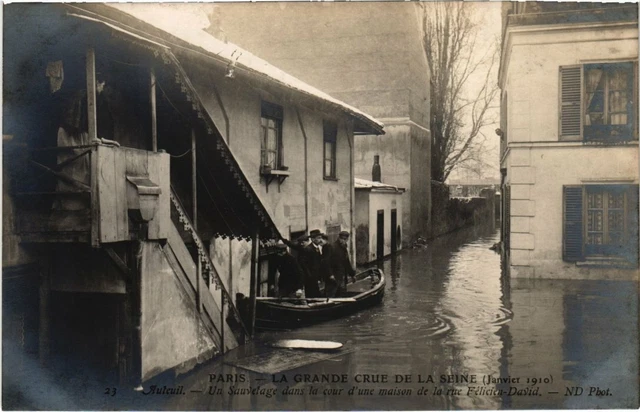 CPA PARIS - La Grande Crue de la Seine (January 1910) (987898)