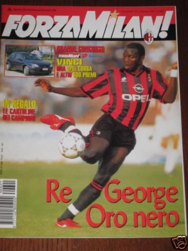FORZA MILAN 11 NOVEMBRE 1997 ADDIO FRANCO BARESI - WEAH- FRANCE 98 - BIANCHEDI