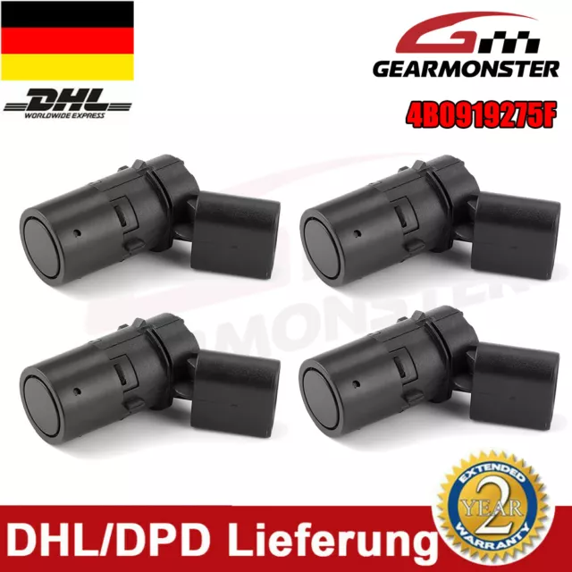 4x Parksensor PDC Einparkhilfe für Audi A3 8P A4 B7 8E A6 4B C5 VW 4B0919275F