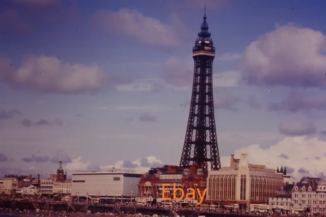 35mm Slide, Blackpool, Tower And Central Beach, Commercial Slide 1960s