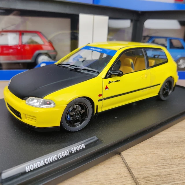 Voiture Miniature SOLIDO 1:18 Honda Civic EG6 Mugen Racing 1992