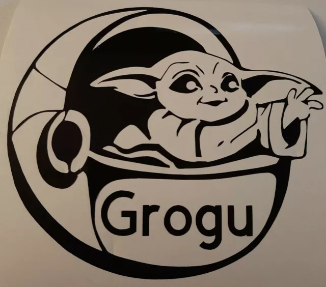 Grogu online window decal