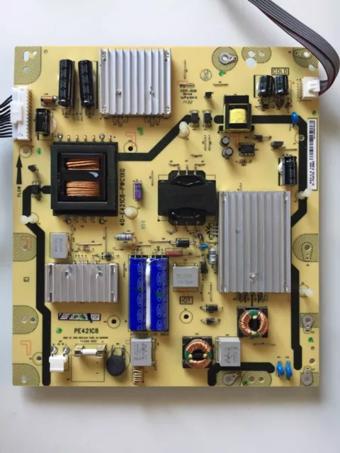 TCL TV TCL-L50S5600FS Power PCB 81-PE421C8-PL290AA, REV:C.0 1432