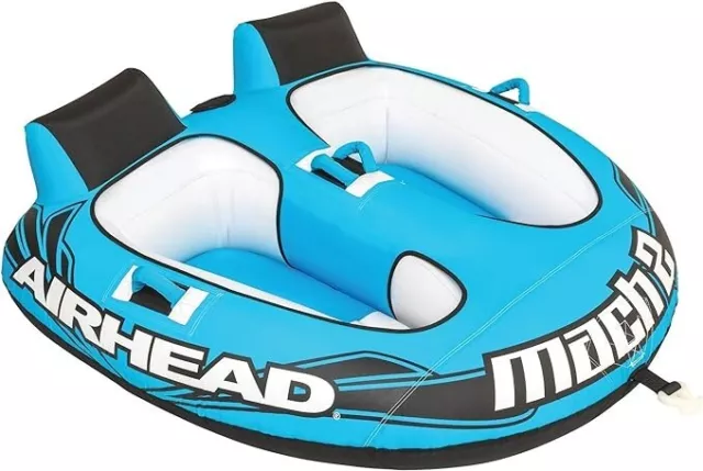 AIRHEAD Mach 2 (AHM2-2) Inflatable Two-Seat Towable New Unopened