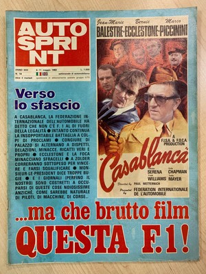 Casablanca / Indianapolis XXII N 18-1982 07678 Autosprint a 