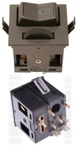 Bouton réglage de Phare VW Passat B1 Lt 28 Transporter Jetta Golf 1