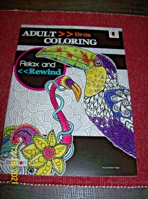 Bendon 92230 Relax & Rewind Mandalas Adult Coloring Book Art Set New