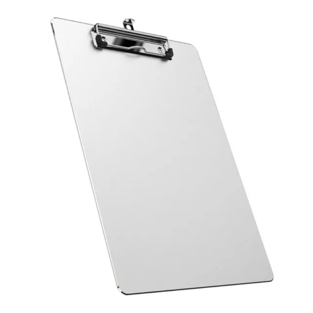 A4 Aluminum Alloy Writing Clip Board Antislip File Hardboard Paper Holder Office