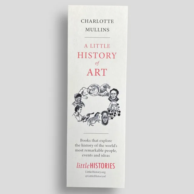 A Little History Of Art Charlotte Mullins Collectible PROMOTIONAL BOOKMARK