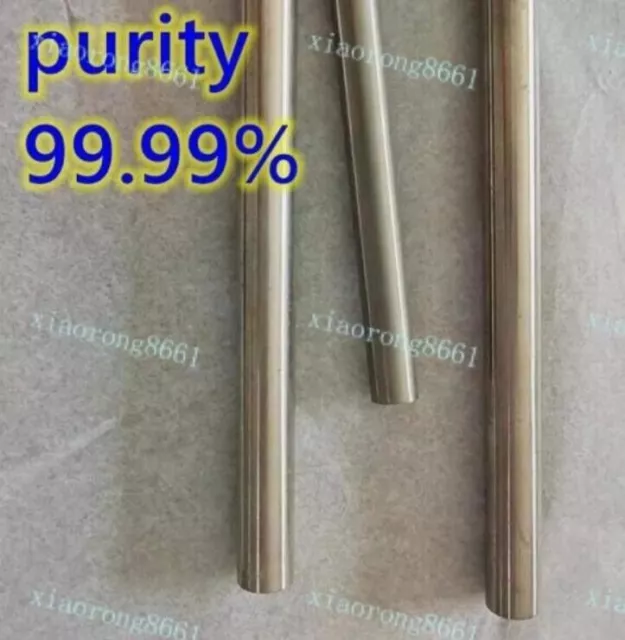 Pure Nickel Ni Alloy 99.9% Round Bar Rod For Electroplating Anode Size 6mmx100mm