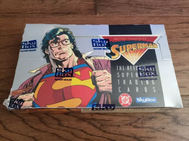 1993 Skybox The Return Of Superman Factory Sealed Box Trading Cards