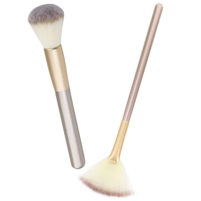 1 juego de cepillos de maquillaje resaltadores rubor cepillos de maquillaje cepillos de maquillaje en polvo