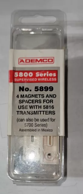 Brand New, Pack of 4 Honeywell 5899 White Magnets & Spacers for 5800 Transmitter