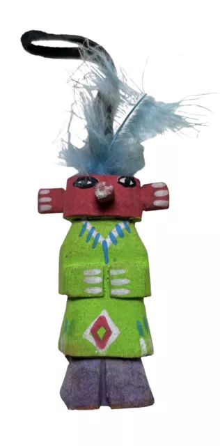 Vintage Route 66 Hopi Pueblo Native American  Kachina Doll Ornament