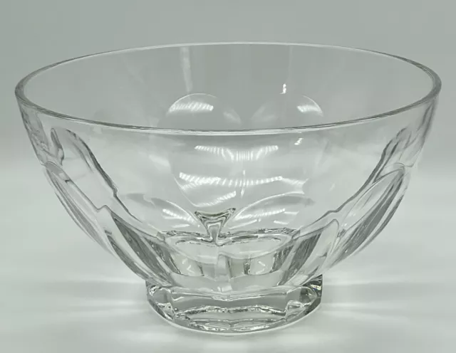 Villeroy & Boch Bernadotte Large Crystal Bowl 8 1/2” Diameter X 5” Tall