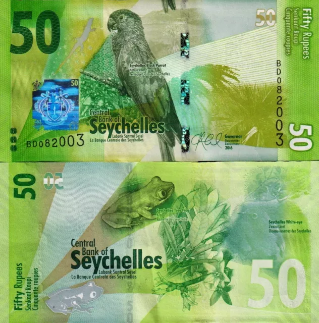 SEYCHELLES - 50 rupees 2016 FDS - UNC