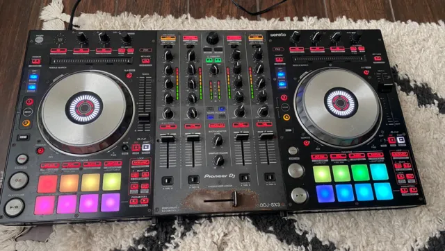 Pioneer DDJ-SX3 Digital DJ Controller Powers On AS-IS FOR PARTS  REPAIR UNTESTED