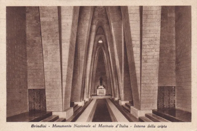 C18493-Brindisi,Monumento Nazionale Al Marinaio D'italia, Cripta, Ed.anelli,1940