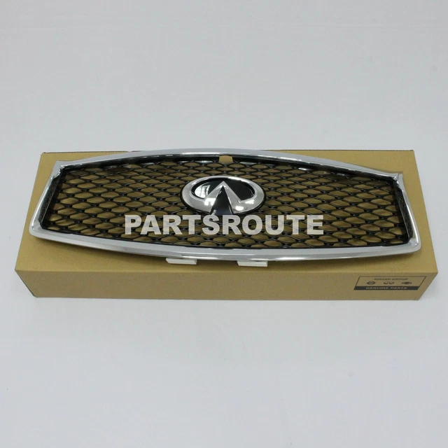 thumbnail image 2 of Genuine Nissan Infiniti Chrome Radiator Grille Emblem – 62890-1MA0B – M56, M37, M35h, Q70 2 of 4