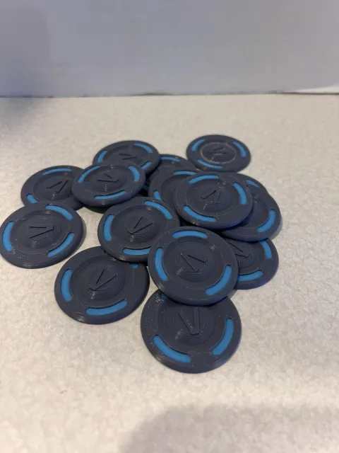 v bucks fortnite3d Printed Set Of 16 Painted