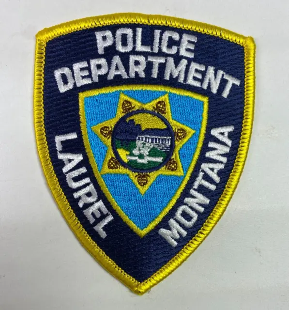 Laurel Police Montana MT Police Patch G10