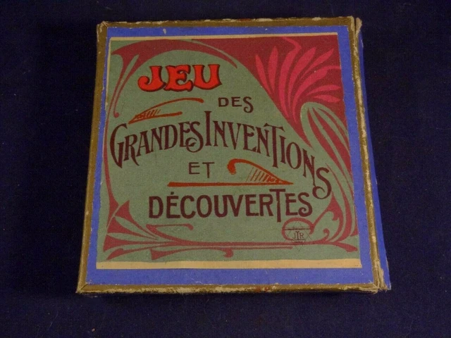 Jeu De Société Ancien "LES GRANDES INVENTIONS" - Complet - Bon état - Idéal Pour Collectionneurs