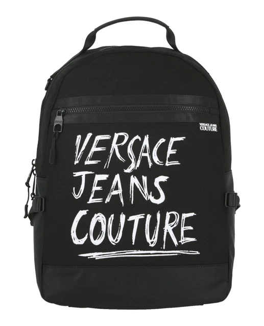 Versace Jeans Mens Graffiti Logo Print Backpack