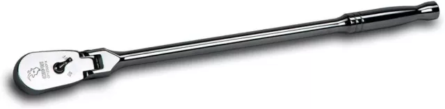 Capri Tools 1/2" Drive Low Profile Flex Head Ratchet - 72 Tooth, 5° Swing, 180°
