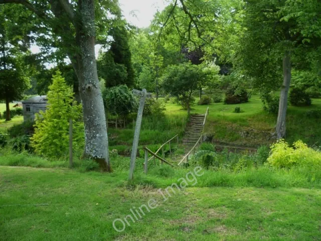 Photo 6x4 Footbridge taking public path into private garden Cinder Hill/ c2011