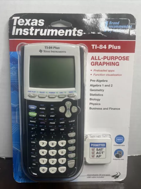 Texas Instruments TI-84 Plus All-Purpose Graphing Calculator Black (NEW, SEALED)