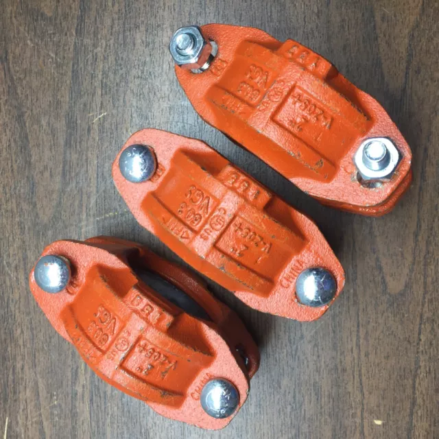 LOT OF 3 Victaulic VZ05T Flex Flexible Coupling 2" Fire Protection 65