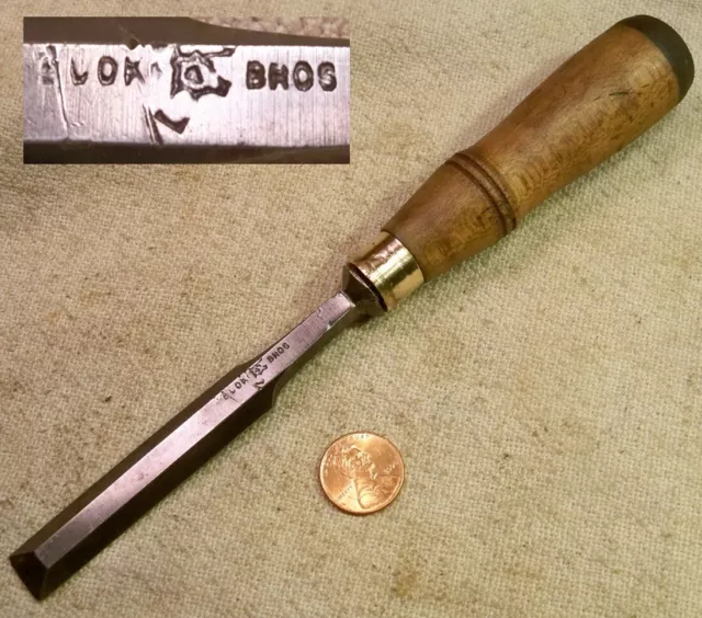 Buck Bros 1/2 Inch Butt Paring Chisel Good Shape Working Old Tool READ
