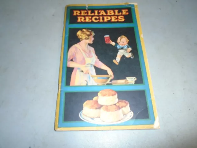 reliable recipes calumet baking powder 80 pages circa 1930s