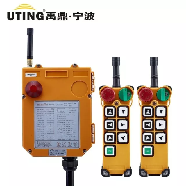 F24-6D Dual Speed Radio Hoist Industrial Wireless EOT Crane Radio Remote Control