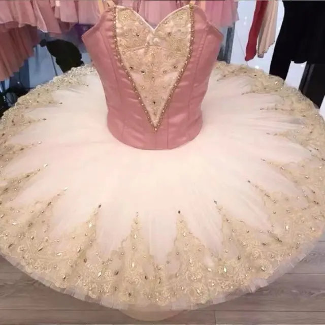 New Ballet Skirt Professional Classical Pancake Tutu Costumes Girls Ballet Tutu