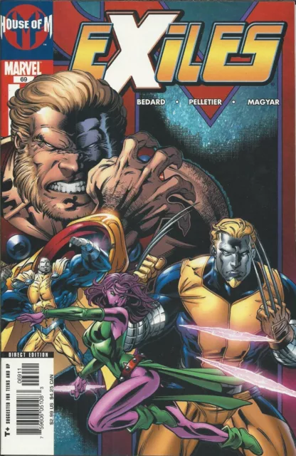 Exiles Comic 69 Cover A First Print Tony Bedard Paul Pelletier Magyar Marvel