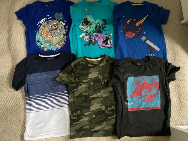 Pacchetto t-shirt ragazzi ragazze bambini età 8-9 anni