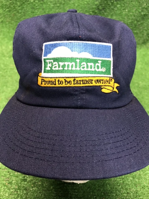 Vintage Farmland Farm Ag Feed Beef Chicken Pork K Brand Products SnapBack Hat