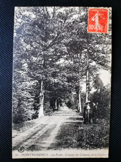 CPA 95 MONTMORENCY - La Forêt - Chemin du Château de la Chasse