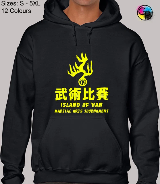 Felpa con cappuccio unisex Island Of Han Arti Marziali Kung Fu novità per uomo e donna