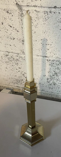 Lot De 2 Chandeliers Bougeoirs En Fonte – Design Candlestick, Couleur Noire, Sans Marque