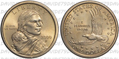 USA Stati Uniti Native Sacagawea 1 $ dollaro 2012 FDC rotolino Nativi americani 