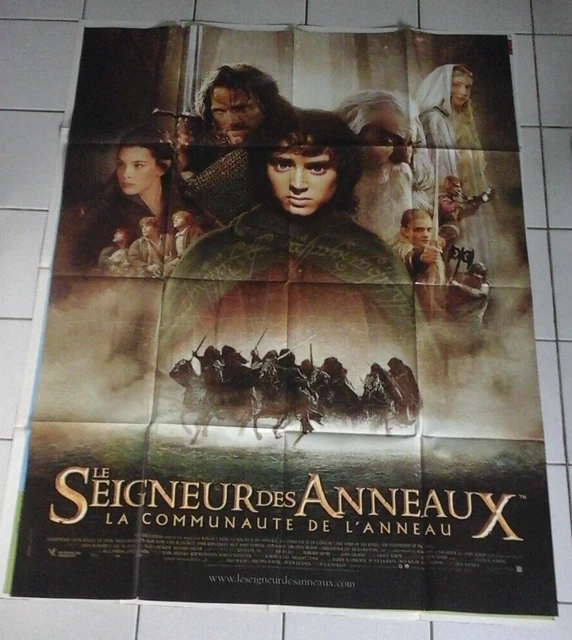 Affiche cinema 120x160 LE SEIGNEUR DES ANNEAUX. LA COMMUNAUTE DE L'ANNEAU