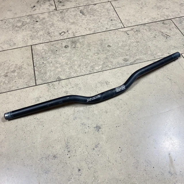 XCR 6061 Custom Butted 620mm Wide 25.4mm Clamp Black MTB Hybrid Handlebars 260g