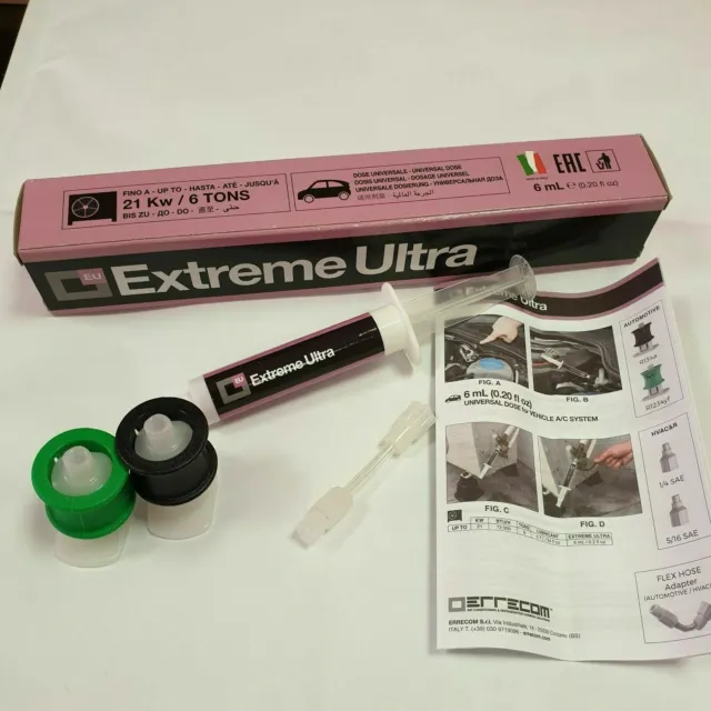Errecom Extreme Ultra R134A R1234yf QC A/C Adapters Stop Leak Kit
