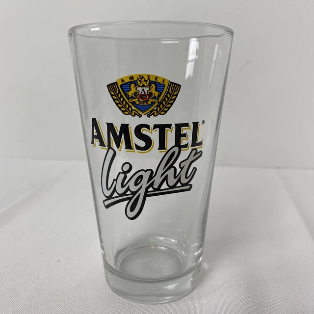 Amstel Light Pint Beer Glass Logo