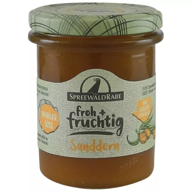 (24,40€/1kg) Sanddorn Fruchtaufstrich von Spreewald-Rabe (225 g)